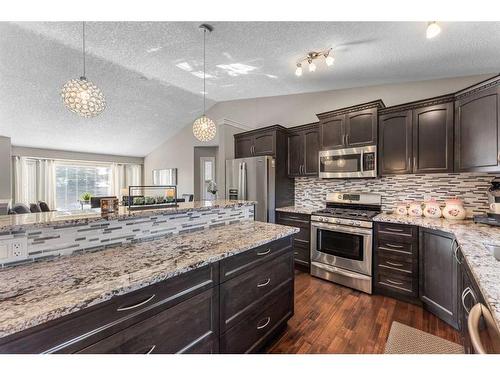 20 Sun Harbour Close Se, Calgary, AB - Indoor Photo Showing Kitchen With Upgraded Kitchen