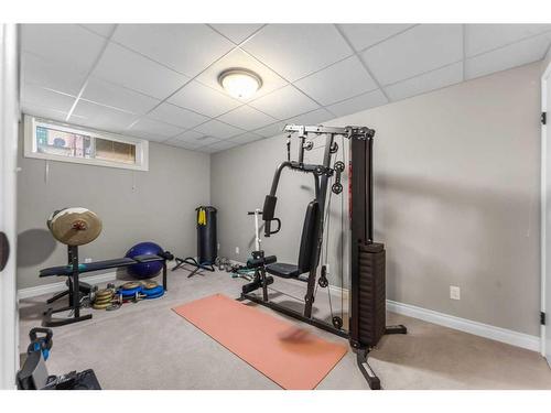 20 Sun Harbour Close Se, Calgary, AB - Indoor Photo Showing Gym Room