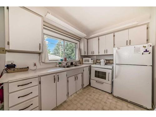 120 41 Avenue Nw, Calgary, AB - Indoor Photo Showing Kitchen With Double Sink