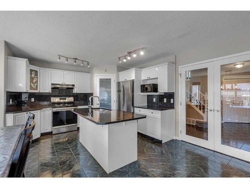 218 Coral Keys Court Ne, Calgary, AB - Indoor Photo Showing Kitchen With Double Sink