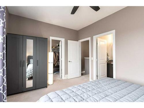 336 Cranfield Common Se, Calgary, AB - Indoor Photo Showing Bedroom