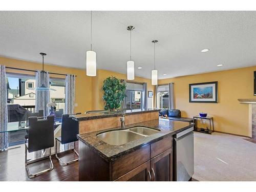 304 New Brighton Place Se, Calgary, AB - Indoor Photo Showing Kitchen With Double Sink With Upgraded Kitchen