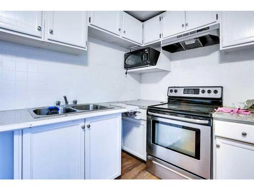 1820 38 Street Se, Calgary, AB - Indoor Photo Showing Kitchen With Double Sink