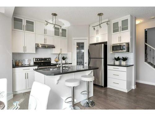 174 Cranfield Green Se, Calgary, AB - Indoor Photo Showing Kitchen With Upgraded Kitchen