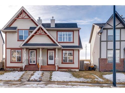 302 Elgin View Se, Calgary, AB - Outdoor With Deck Patio Veranda With Facade