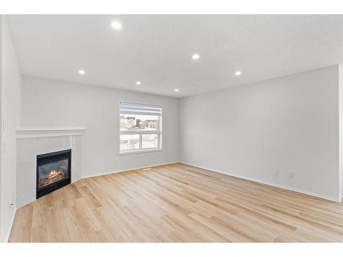 9 Saddlemead Road Ne, Calgary, AB - Indoor With Fireplace