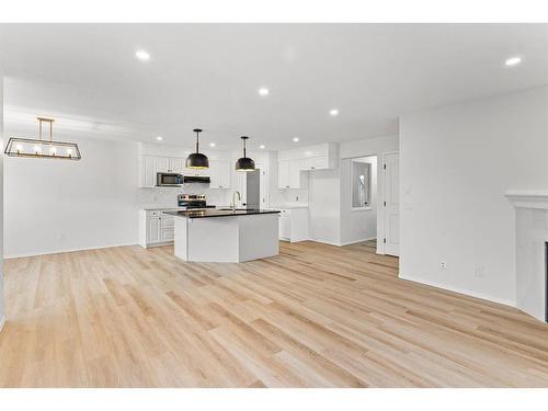 9 Saddlemead Road Ne, Calgary, AB - Indoor Photo Showing Kitchen With Upgraded Kitchen