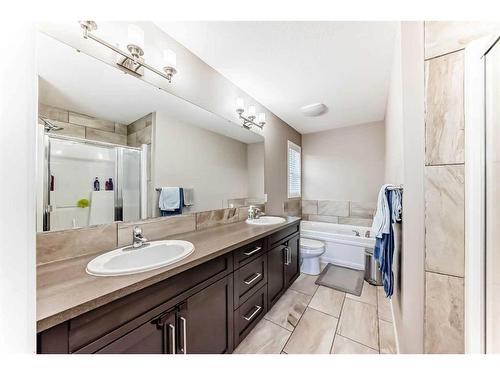 163 Mahogany Grove Se, Calgary, AB - Indoor Photo Showing Bathroom