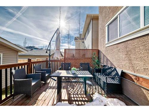 163 Mahogany Grove Se, Calgary, AB - Outdoor With Deck Patio Veranda With Exterior