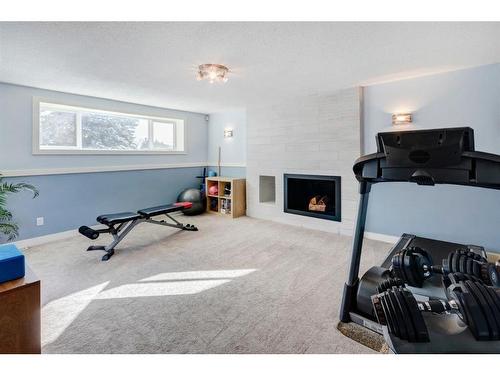 3343 Barrett Place Nw, Calgary, AB - Indoor Photo Showing Gym Room