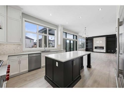 75 Aspen Summit Court Sw, Calgary, AB - Indoor Photo Showing Kitchen With Upgraded Kitchen