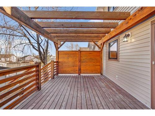 64 Hidden Way Nw, Calgary, AB - Outdoor With Deck Patio Veranda With Exterior