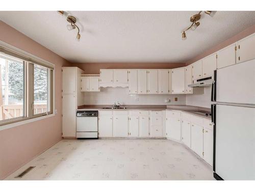 7 Lake Sundance Place Se, Calgary, AB - Indoor Photo Showing Kitchen With Double Sink