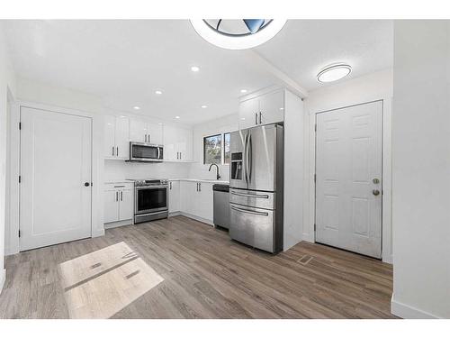 6701 29 Avenue Ne, Calgary, AB - Indoor Photo Showing Kitchen With Stainless Steel Kitchen