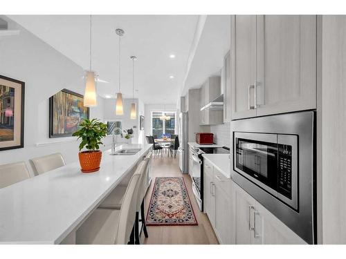 615 Sage Hill Grove Nw, Calgary, AB - Indoor Photo Showing Kitchen With Upgraded Kitchen