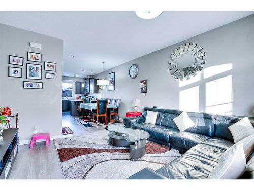 634 Redstone View Ne, Calgary, AB - Indoor Photo Showing Living Room