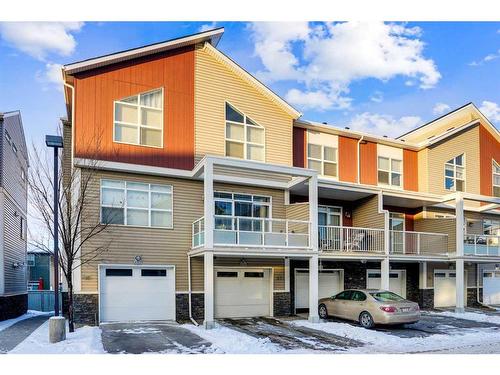 634 Redstone View Ne, Calgary, AB - Outdoor With Balcony With Facade