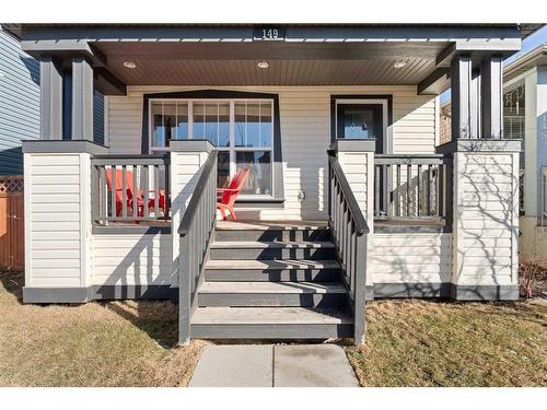 149 New Brighton Green Se, Calgary, AB - Outdoor With Deck Patio Veranda