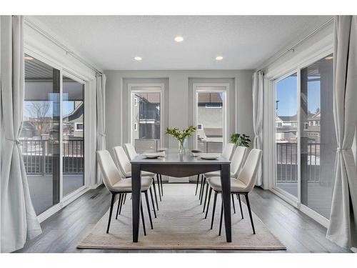 338 Shawnee Boulevard Sw, Calgary, AB - Indoor Photo Showing Dining Room