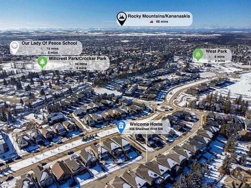 338 Shawnee Boulevard Sw, Calgary, AB - Outdoor With View