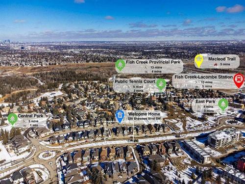 338 Shawnee Boulevard Sw, Calgary, AB - Outdoor With View