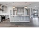 338 Shawnee Boulevard Sw, Calgary, AB  - Indoor Photo Showing Kitchen With Stainless Steel Kitchen With Upgraded Kitchen 