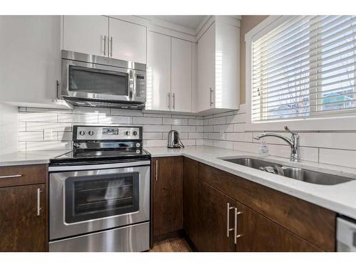 729 Skyview Ranch Grove, Calgary, AB - Indoor Photo Showing Kitchen With Stainless Steel Kitchen With Double Sink