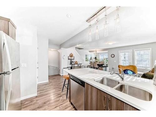 143 Cityscape Row Ne, Calgary, AB - Indoor Photo Showing Kitchen With Double Sink