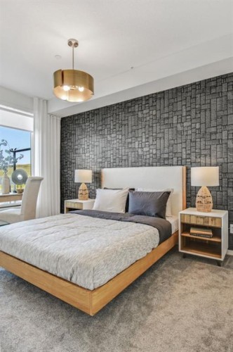 4115-15 Sage Meadows Landing Nw, Calgary, AB - Indoor Photo Showing Bedroom