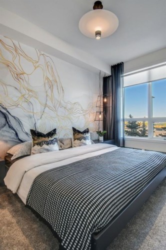 4115-15 Sage Meadows Landing Nw, Calgary, AB - Indoor Photo Showing Bedroom
