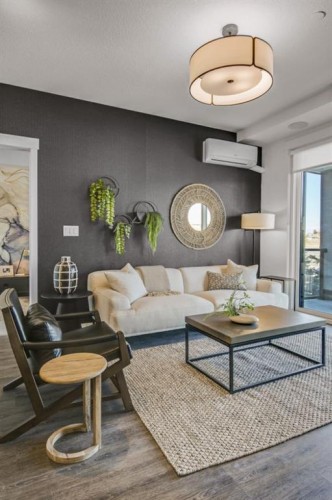 4115-15 Sage Meadows Landing Nw, Calgary, AB - Indoor Photo Showing Living Room