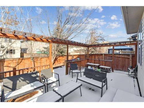 266 Cranwell Bay Se, Calgary, AB - Outdoor With Deck Patio Veranda