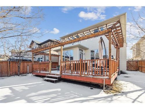 266 Cranwell Bay Se, Calgary, AB - Outdoor With Deck Patio Veranda