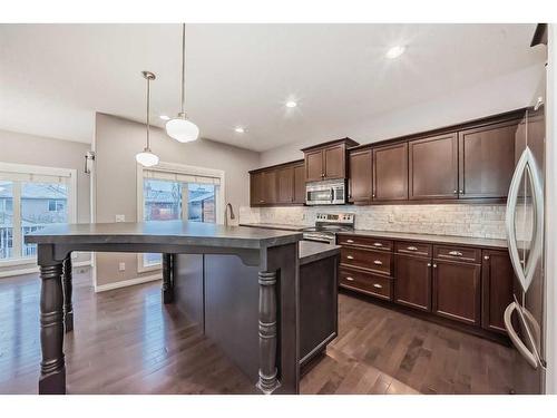 52 Auburn Sound Crescent Se, Calgary, AB - Indoor Photo Showing Kitchen With Upgraded Kitchen