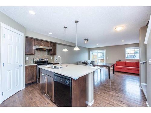 101 Country Village Lane Ne, Calgary, AB - Indoor Photo Showing Kitchen With Double Sink