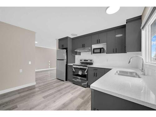 168 Faldale Close Ne, Calgary, AB - Indoor Photo Showing Kitchen With Double Sink