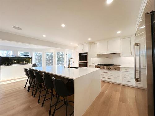 52 Patterson Crescent Sw, Calgary, AB - Indoor Photo Showing Kitchen With Upgraded Kitchen