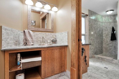 31027 Range Road 50, Rural Mountain View County, AB - Indoor Photo Showing Bathroom