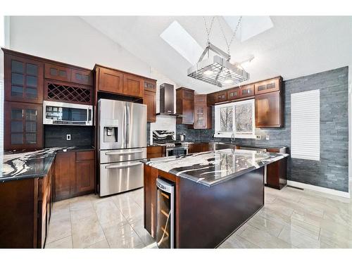 207 Hawkview Manor Circle Nw, Calgary, AB - Indoor Photo Showing Kitchen With Stainless Steel Kitchen