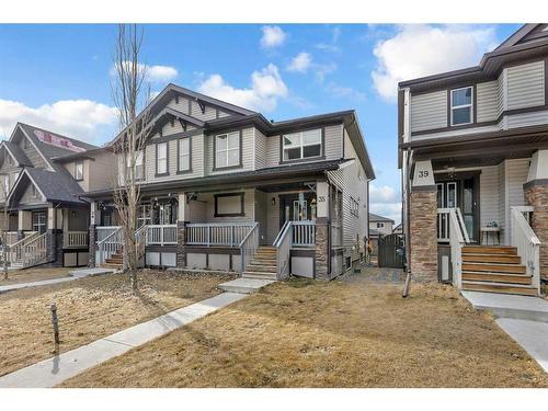 35 Skyview Ranch Lane, Calgary, AB - Outdoor With Deck Patio Veranda With Facade