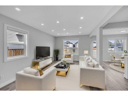 215 Coral Springs Circle Ne, Calgary, AB - Indoor Photo Showing Living Room