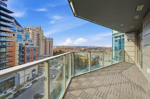 907-738 1 Avenue Sw, Calgary, AB - Outdoor With Balcony With View With Exterior