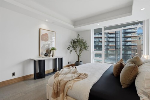 907-738 1 Avenue Sw, Calgary, AB - Indoor Photo Showing Bedroom