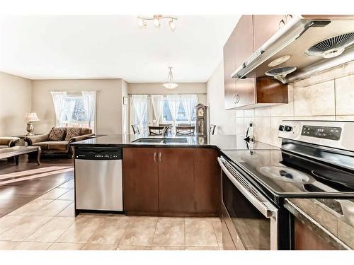 50 Everwoods Link Sw, Calgary, AB - Indoor Photo Showing Kitchen With Double Sink