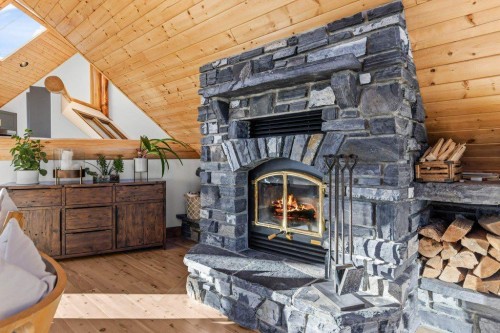 521 Silvertip Road, Canmore, AB - Indoor With Fireplace