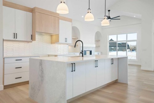 290 Muirfield Crescent, Lyalta, AB - Indoor Photo Showing Kitchen With Upgraded Kitchen