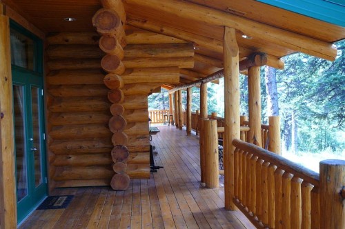 104 White Avenue, Bragg Creek, AB - Outdoor With Deck Patio Veranda With Exterior