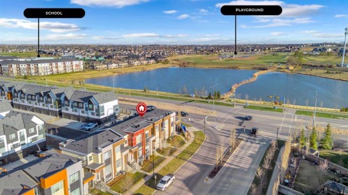 404-1530 Bayside Avenue Sw, Airdrie, AB - Outdoor With Body Of Water With View