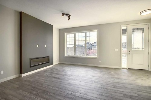 434 River Avenue, Cochrane, AB - Indoor With Fireplace