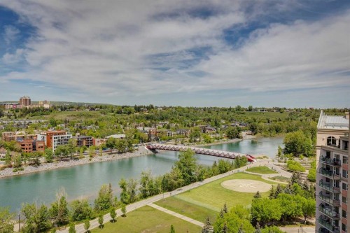 1401-837 2 Avenue Sw, Calgary, AB - Outdoor With Body Of Water With View